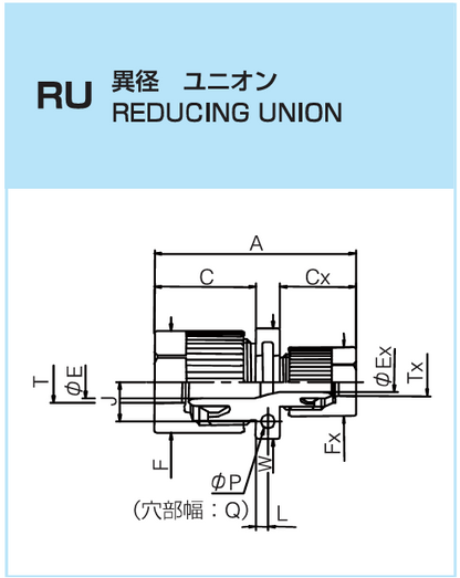 80 Series - Reducing Union